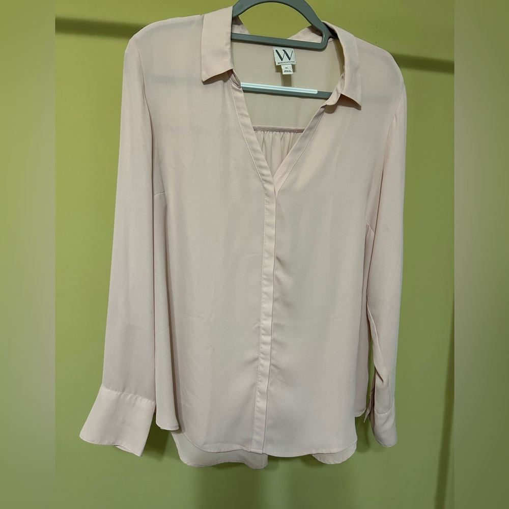 Worthington Light Pink Top XL